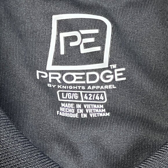 Pro Edge Shirt Men's S/S MICHIGAN STATE SPARTANS Polo Gray Green White Lg - Picture 2 of 10